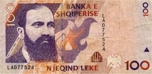 Moneda albanesa- 100 Lekes