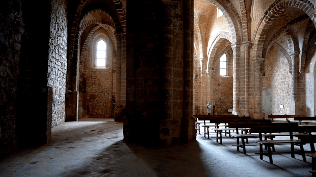 Interior de la Iglesia cisterciense